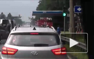 ВИДЕО: В массовом ДТП на дороге Жизни погибли две женщины