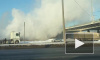 Водители Петербурга жалуются на аварийную ситуацию на дороге из-за прорыва трубы с кипятком