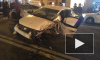 На Невском в массовом ДТП столкнулись 5 автомобилей