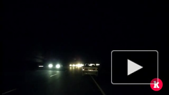 Появилось видео ДТП с тремя машинами под Калининградом