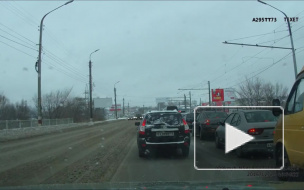 ДТП на мосту Пушкарева - Урицкого.