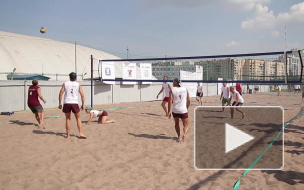 Петербургские волейболисты против алкоголя
