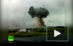 Снаряды с горящего полигона взрываются на трассе Самара - Волгоград