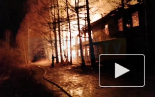 В Ульяновке загорелось деревянное здание больницы