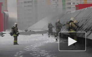В Ижевске горел огромный торговый центр, пострадали пять человек