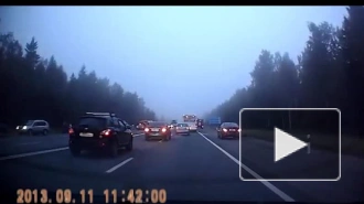 Страшное ДТП под Тосно с пятью погибшими попало на видео