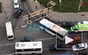 Видео: ДТП в Кудрово снова собрало пробку