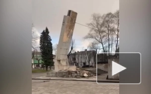 Во Львовской области демонтировали стелу советскому воину