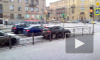 Появилось видео аномального града в Петербурге