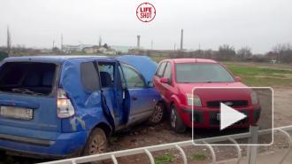 В Крыму 12-летний мальчик за рулём Mitsubishi сбил пенсионера на велосипеде