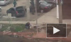 Видео: наглый лысый мужик воровал тротуарную плитку в Краснодаре