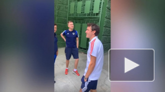 Жирков провел для Дзюбы и Баринова экскурсию по "Даче Сталина"