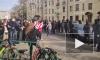 Студенты вышли на массовый митинг возле здания Белорусского государственного университета 