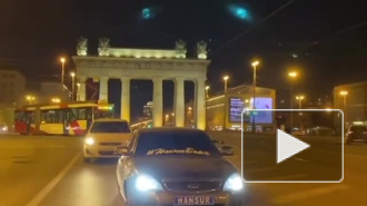 На Московском проспекте Петербурга из заниженной "Приоры" открыли огонь