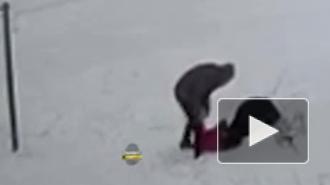 В Новосибирске мужчина избил двух сломавших снеговика подростков