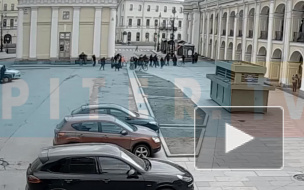 Незаконный крестный ход в центре Петербурга прервала полиция