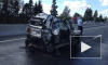 На Московском шоссе фура смяла легковушку в лепешку, водитель и пассажир погибли