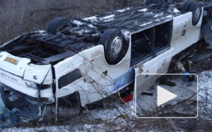 Автобус с паломниками перевернулся в Ивановской области