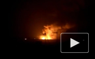 В Сети появилось видео с места предполагаемой диверсии под Харьковом