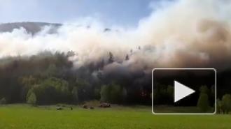 На Камчатке тушат пожар площадью 750 гектаров вблизи крупного села