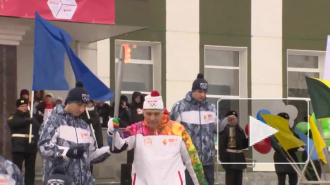 На Олимпийской эстафете в Кургане умер факелоносец