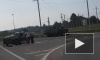 У деревни Скотное перевернулся УАЗ после столкновения с иномаркой