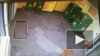 Появилось видео неудачной попытки взлома банкомата в Москве