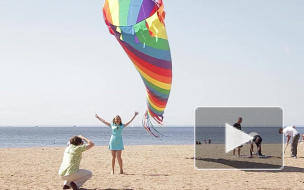 В парке 300-летия Петербурга Зенит отправили в полет