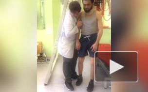 Дагестанский борец, сломавший шею в Петербурге, начал ходить 