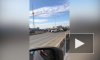 Видео: на Выборгской набережной перевернулось авто 