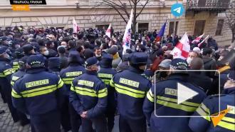 Оппозиция устраивает митинг у парламента в Тбилиси с требованием освободить депутата Мелию