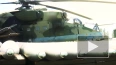Минобороны показало работу вертолетов Ми-35 в ходе ...
